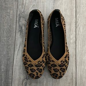 MIA Leopard Print Ballet Flats